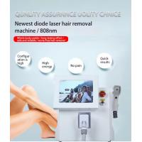 China Advanced 808nm Diode Laser Hair Removal Machine 10.4 Inch Touch Screen Water Air Semiconductor Cooling Aluminum Box on sale