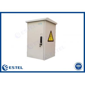 Theftproof IP55 Outdoor Communications Cabinet Hot Dip Galvanized Steel