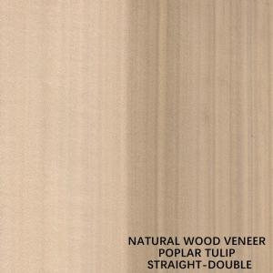 China American Natural Poplar Wood Veneer Quarter Cut Double Color For Decoration supplier