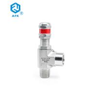 China AFK SS316 Gas Safety Stainless Steel Pressure Relief Valve 1/4inch 3/8inch 1/2inch on sale