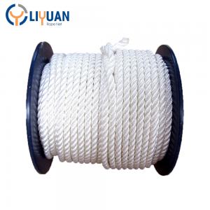 China High Durability UHMWPE Yacht 3 Strand Polypropylene Mooring Rope for Vessel Polyester supplier