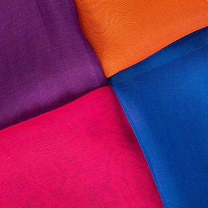 Soft Tulle Solid Color 6mm Silk Chiffon Fabrics 140cm Lining Dress  Material