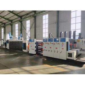 China 40KW Corrugated Carton Box Printing Machine / Flexo Printer Slotter Machine supplier