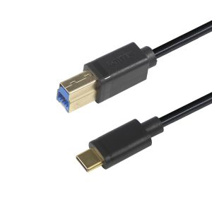 China USB 2.0 Type C Male to USB B Male Data Cable for Printers and Scanners on sale