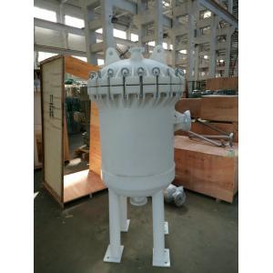 Compact Structure Multi Bag Filter , Stainless Steel Bag Filter Housing