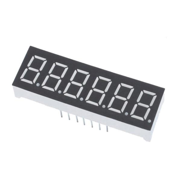 СИД общего анода RGB 0.28in численное показывает 6 пикселов чисел 10mm