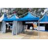DIN4102 Pagoda Outdoor Event Tents With Colorful PVC Sidewall