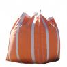 China 1 Ton Orange Heavy Duty Bulk Bags , Side Discharge PP Woven Packaging Bags wholesale