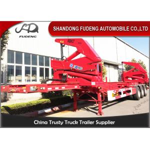 China 40ft 20 Ft Container Trailer , Double Hook Xcmg Container Side Loader Truck  supplier