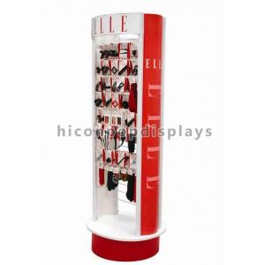Flooring Hair Accessories Display Stands , Rotating Display Rack