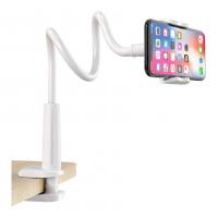 China Flexible Arm 70cm Extra Long Gooseneck Phone Holder For Bed on sale