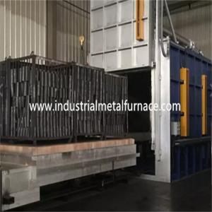 1400℃ Electric Heat Treatment Furnace Car Bottom Furnace For Shafts And Tools 1500×800×800mm