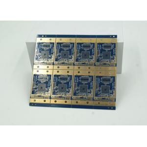 China 6 Layer High Frequency HDI Universal PCB Board Blue Solder Mask BGA HDI Circuit Boards supplier