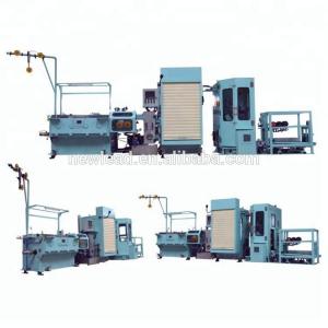 China Single Portal Spooler Cable Drawing Machine , Automatic Loading Wet Drawing Machine supplier