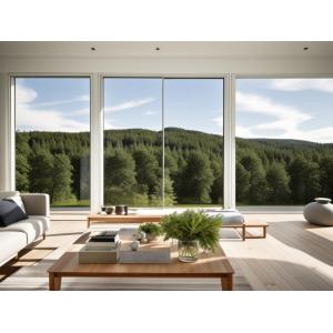 Customized Home Aluminum Windows Sliding Argon Filled Glass Windows