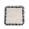 China Double Sided Sublimation Pillow Case Blanks Printed Plaid Cotton Linen Sublimation Pillow Cover wholesale