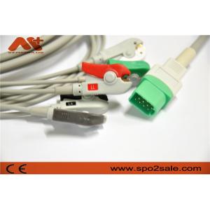 China O passaporte V de Mindray > de Datascope, V12, ligação V21 5 compatível Direto-conecta o cabo de ECG supplier