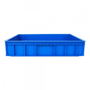 China Solid Box Style HDPE Material Stackable Plastic Logistic Turnover Box for Handling supplier
