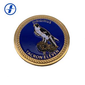 Round Military Challenge Coins Commemorative Sports Metal Soft Enamel Coin