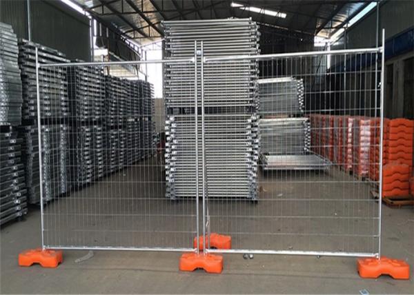 Galvanized Temporary Construction Fence , Temporary Site Security Fencing 1100mm