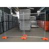 Galvanized Temporary Construction Fence , Temporary Site Security Fencing 1100mm