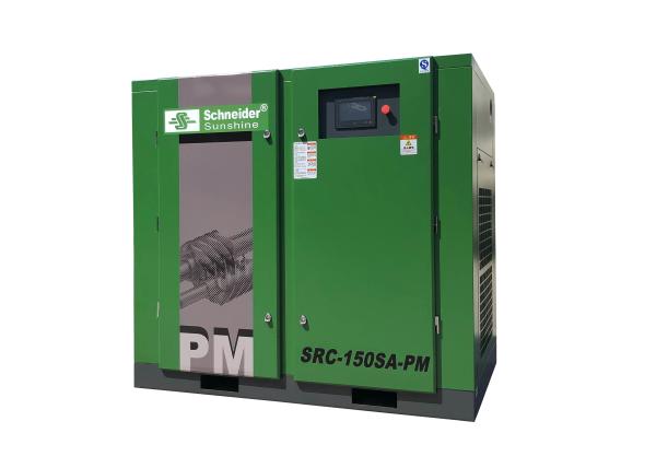 Green VFD Air Compressor 110 kW One - In - One Axle Structure Smooth Operation