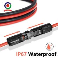 China IP67 10 Awg Solar Panel Cable Extension With Male And Female on sale