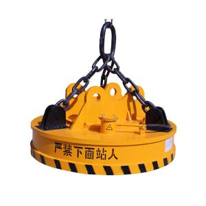 China 5 Ton 10 Ton Industrial Crane Electric Lifting Magnet For Steel Scraps And Billet supplier