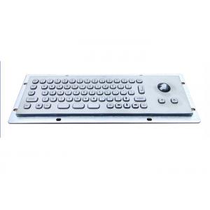 China Customizable Compact Small Kiosk Industrial Keyboard With Optical Trackball supplier