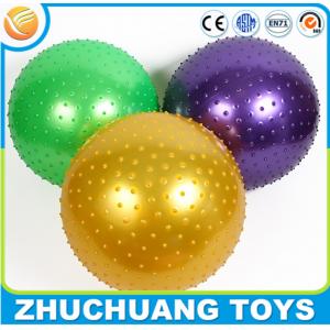 China 65cm inflatable spiky pvc fitness ball,pilates ball supplier