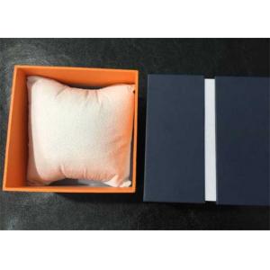 China High Glossy Ladies Watch Case Box , Fashional Orange Women Watch Holder Box supplier