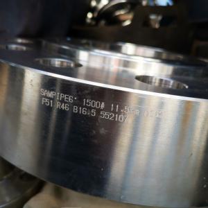 China Ring type joint face ASTM A182 F51 duplex  stainless steel high pressure weld neck flange supplier