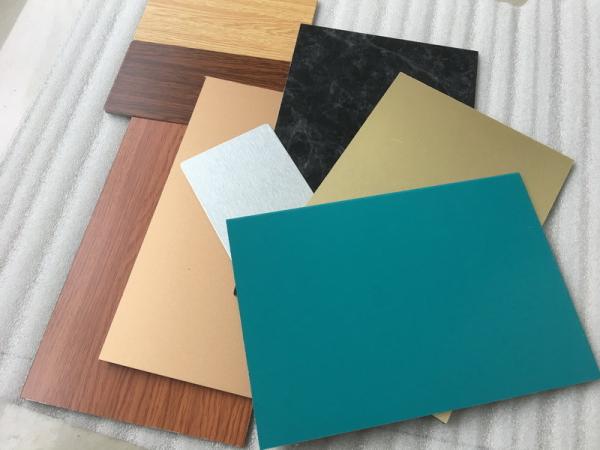 Black PVDF Paint ACM Wall Panels , Lightweight Aluminum Metal Cladding Material