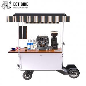 China Four Wheel Electric Scooter Coffee Bike Cart IPX4 18KM/H supplier