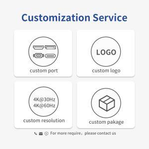 China Control de teclado y ratón simplificado con extensor de fibra óptica HDMI compacto 105 * 76 * 27mm supplier