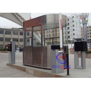 China Waterproof Outdoor Indoor Stainless Steel Prefab Guard House , Noise Protection Park Toll supplier