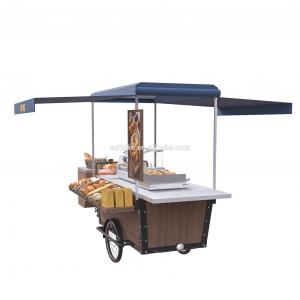 China Multifunctional 250KG Load Vending Tricycle Hot Dog Cart supplier