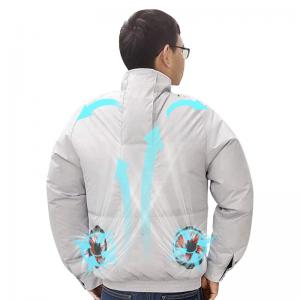 China 4XL Knitted Air Conditioned Shirts Breathable Ac Cooling Jacket supplier