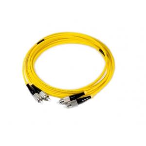 China 3M FC To FC / UPC 3.0MM Fiber Optic Patch Cord Two Cores G652D For CATV supplier