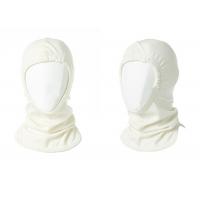 China NFPA Nomex Flash Hoods For Firefighter Uniform White Open Face Shoulder Cape on sale