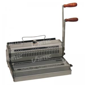 China WB-2220 Wire Manual Binding Machine Two Handle Electric Punching Holes supplier