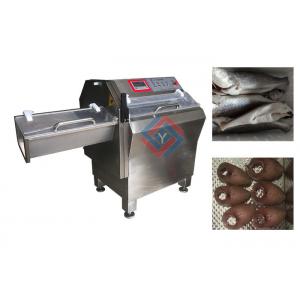 Automatic Fish Processing Equipment , Frozen Fish Slicing Machine High Efficiency