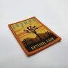China Natural Park Pandone Color Iron On Patches Custom Woven Patches For Clothing wholesale