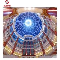 China CAD Q355 Round Large Skylight Dome Replacement For Shopping Mall on sale