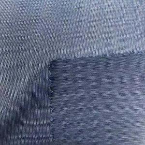 100% Recycle Polyester 2*2 rib Recycle Polyester fabric