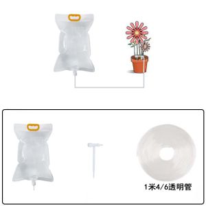 China Extra Large Plant Drip Irrigation Bag Automatic Watering Bags Self Automatic Watering System Drip Irrigation Device With Adjustable Valve Switch For Gardening Flower Outdoor, Clear wholesale