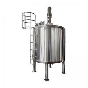 China Chemical Storage Tank 5000 Liters Large Tank Mixers Heating Cooling supplier