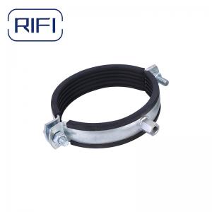 China Carbon Steel Electrical Conduit Clamps Heavy Duty Pipe Clamp With EPDM supplier