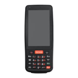 Black 4G Terminal PDA Barcode Scanner Android5.1 64bit Quad-Core 4.0 inch 4000mAh 2GB RAM 16GB Storage (Max up to 32G)