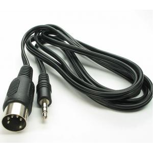 China 2M 5 Pin Din MIDI Plug To 3.5mm Jack Stereo Plug Audio Cable supplier